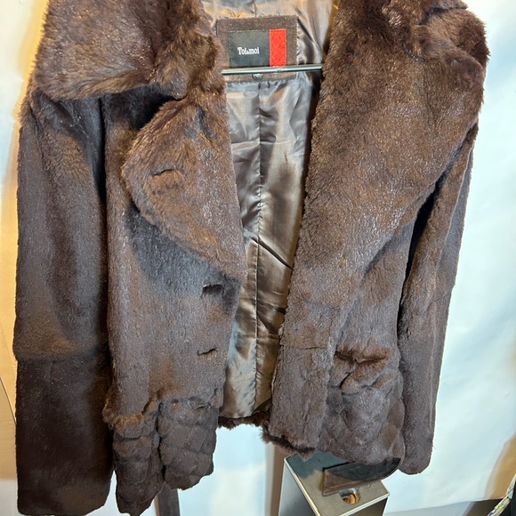 Brown fur jacket - Picture 1 of 8